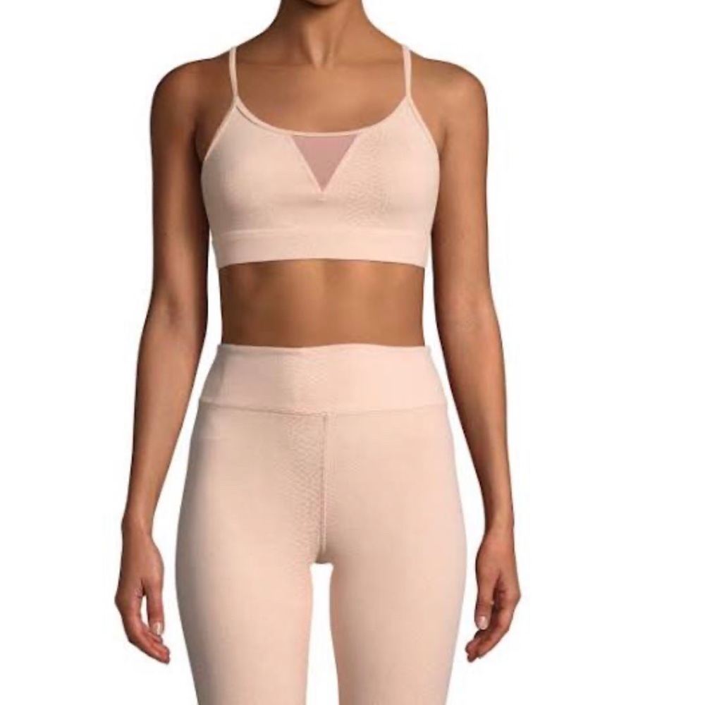 Koral light pink workout set